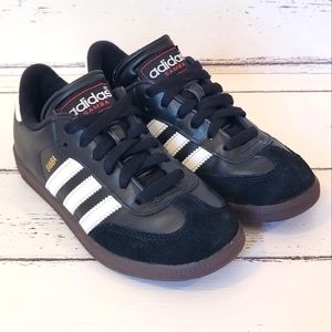Adidas Samba classic shoes black youth kids size 1
